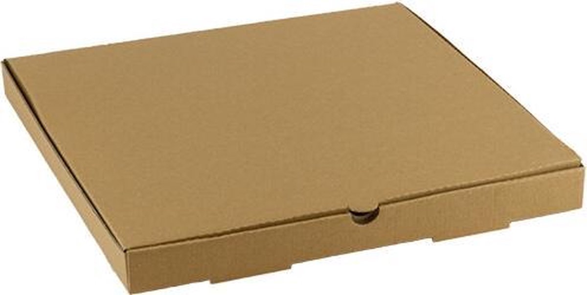 Naturel kraft pizzadozen 35x35x3