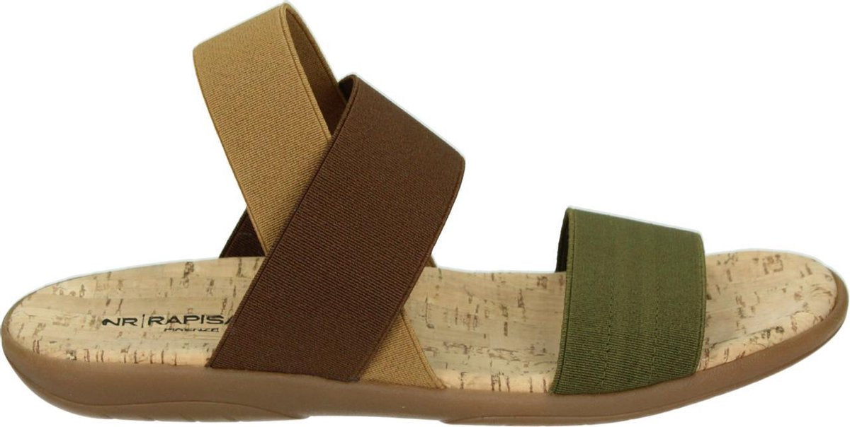 Rapisardi CRUS/s - Volwassenen Platte sandalenDames Sandalen - Kleur: Groen - Maat: 42