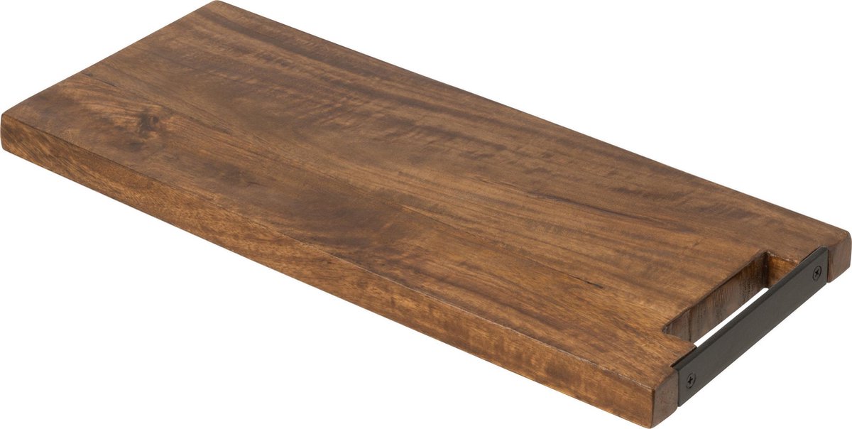 J-Line Snijplank Lang Mango Hout Bruin Small