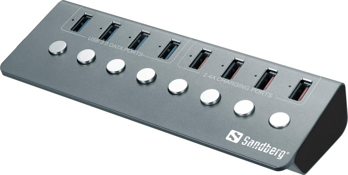 Sandberg USB 3.0 Hub 4xData + 4xCharge