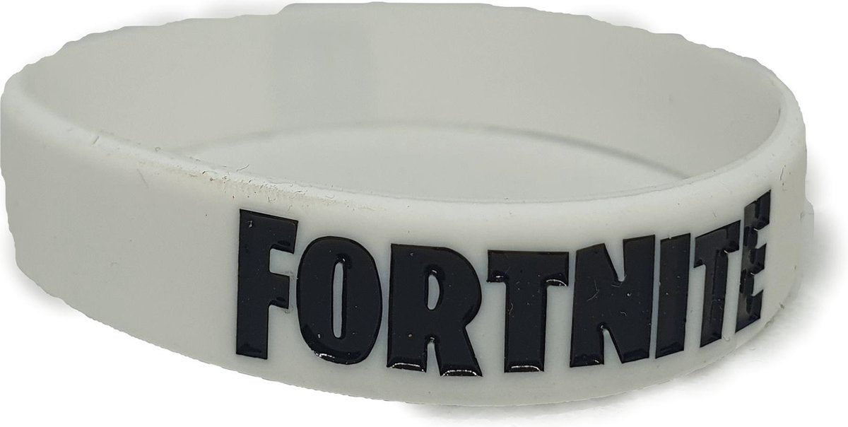 Fortnite Game Armband Polsbandje Wit Siliconen Accessoire