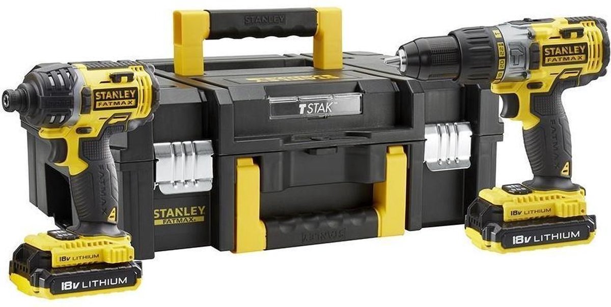 Stanley fatmax schroef - klopboormachine 18v + slagschroevendraaier