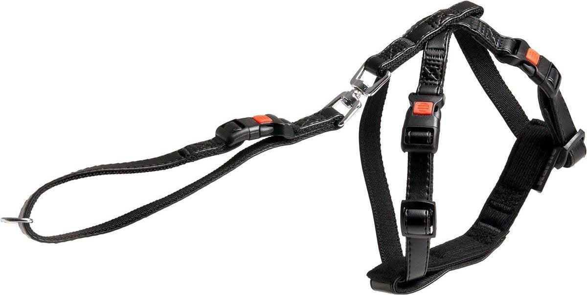 Flamingo autogordel Art leather maat XS - zwart