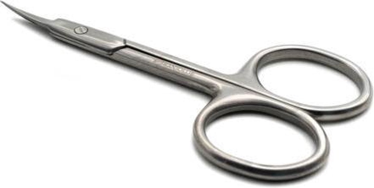 Oranjollie Professionele Nagelriemschaar Zilver – F2 - Cuticle Schaar - Manicure Schaar - Gebogen snijvlak