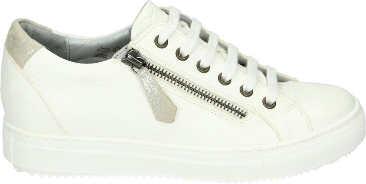 Verhulst 8341-65-36 - Volwassenen Lage sneakers - Kleur: Wit/beige - Maat: 37