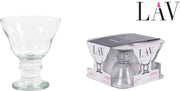 Set van 4 mooie glazen ijscoupes/ijsbeker - LAV - 25.5cl