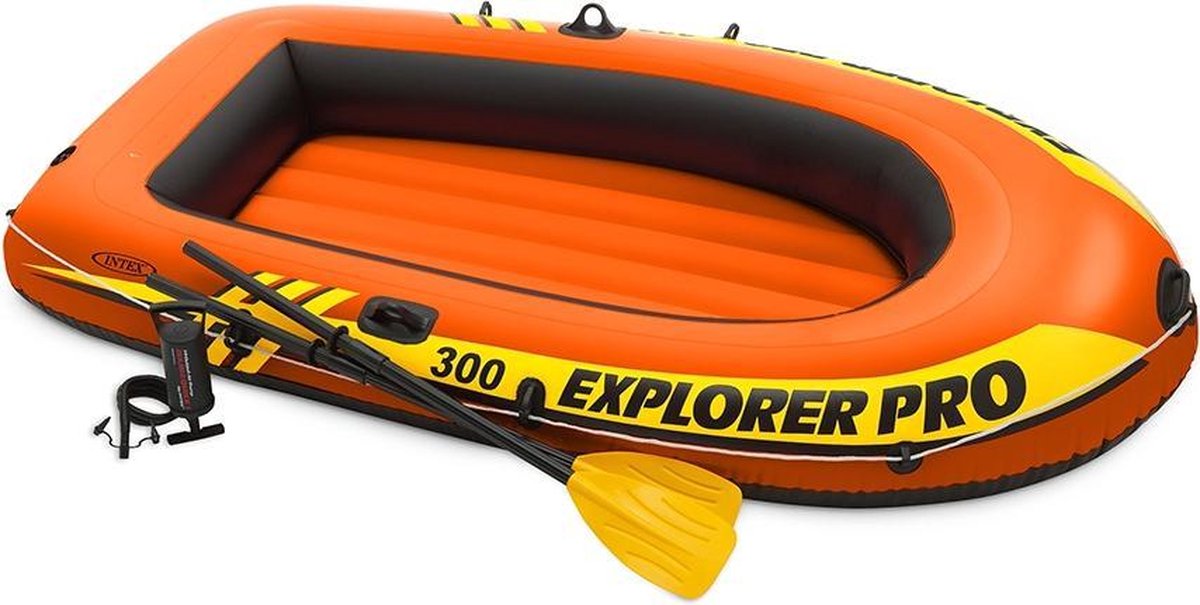 Intex Explorer Pro 300 Opblaasboot - 3 Persoons - Oranje