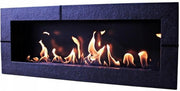 Sfeerhaard Bio Ethanol - Bioethanolhaarden.com - Sfeerhaard - Salt Stijlvolle Bio Wandhaard / Inbouw Met Graniet Wol 110 CM