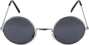Bril - Donker glas - Zilver frame - Rond