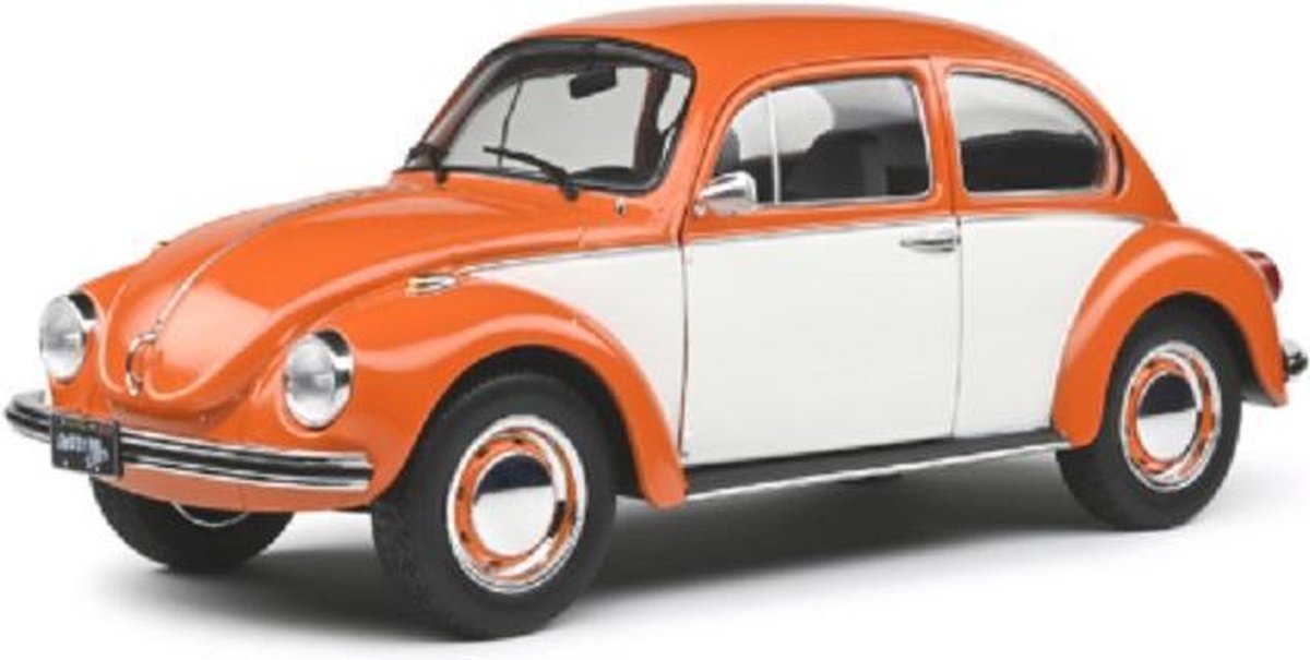 Volkswagen Beetle 1303 1974 BI-Color Orange 1-18 Solido