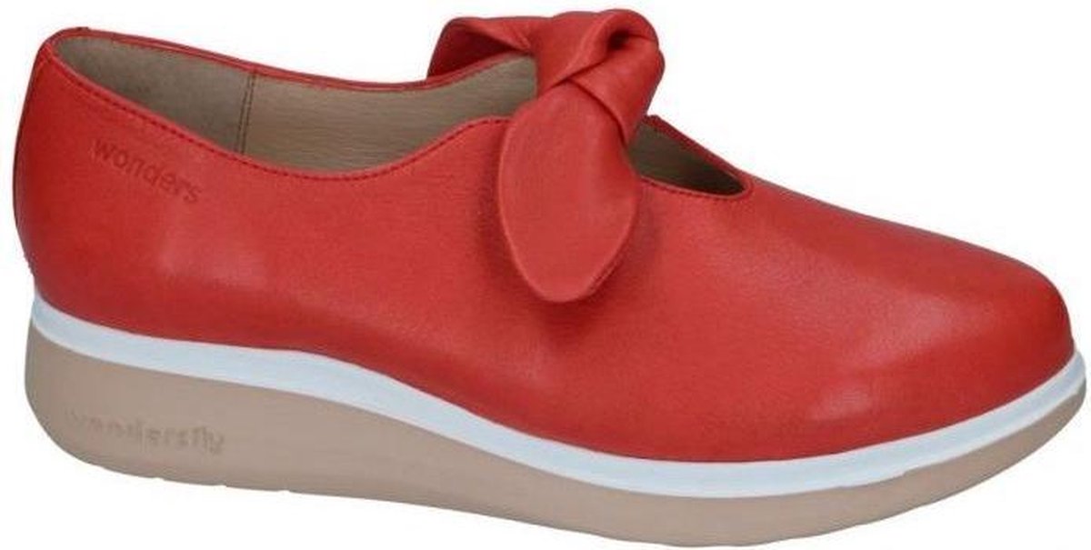 Wonders -Dames -  rood - ballerina's & mocassins - maat 37