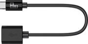 BeHello Telefoon Laad en Sync Kabel - USB-C to Female USB (0.2m) Zwart