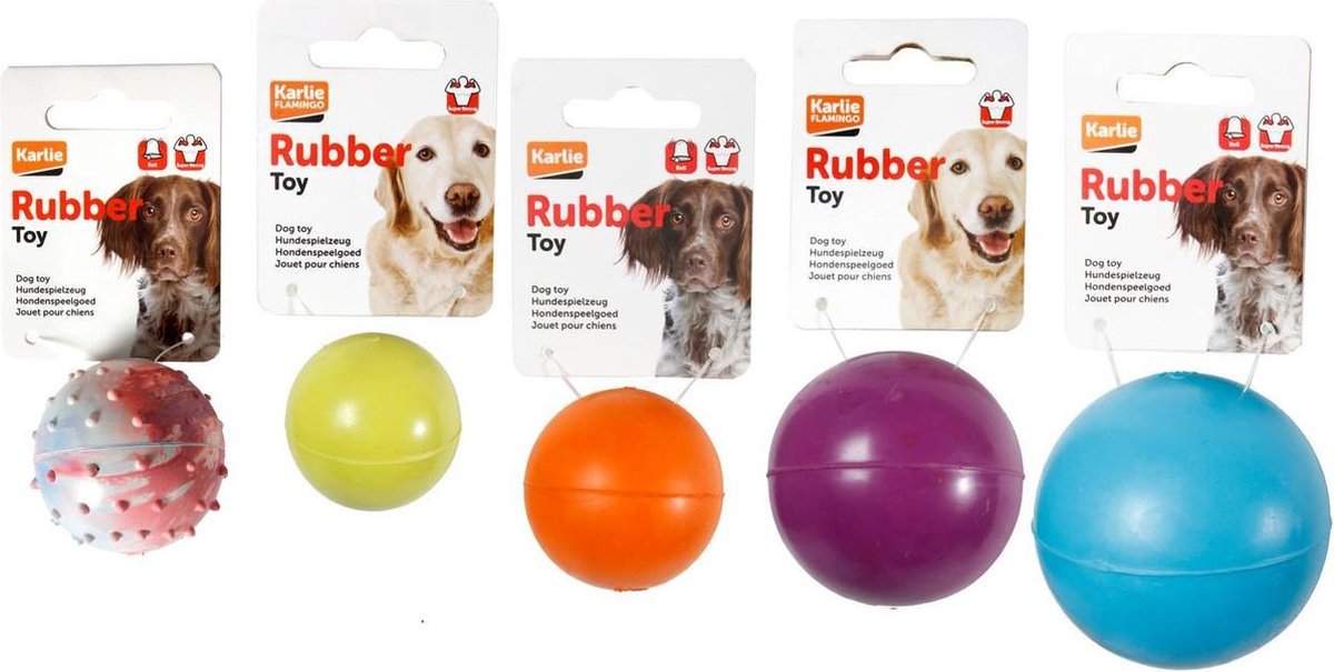 Rubber toy ball 60 mm