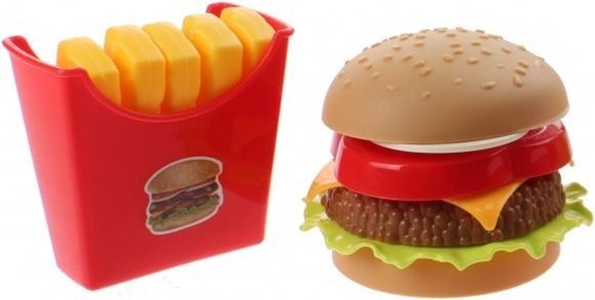 Johntoy Eetset Fastfood 13-delig