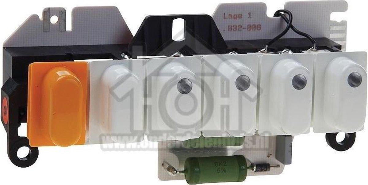 Miele Schakelaar 6 DPS 2.12900.246/0231 W 905 W915 W718 W715 W713 4593320