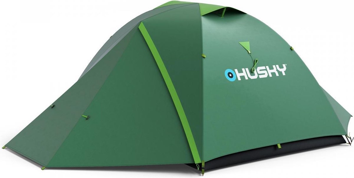 Husky Tent Burton Polyester 220 X 340 Cm - Groen - 3 Persoons