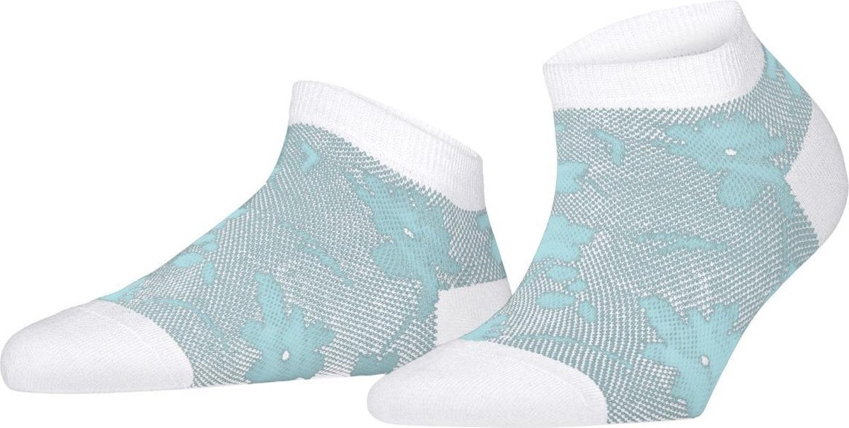 Esprit Filigree Flower Sneakersokken Dames 17297 - Wit 2000 white Dames - 35-38