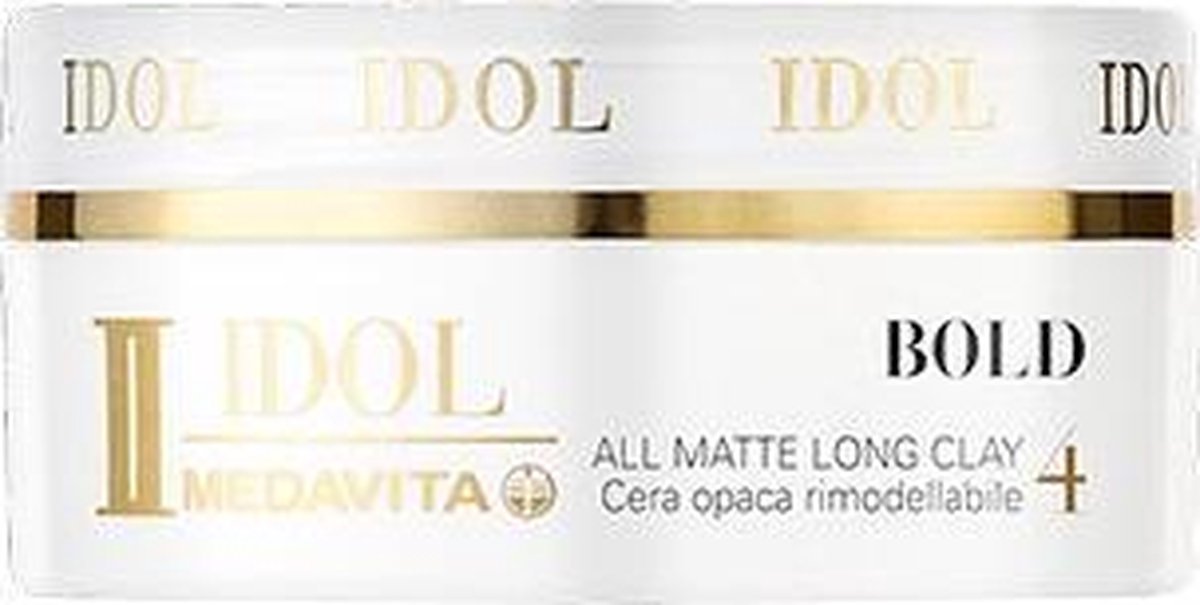Medavita Idol Bold All Matte Long Clay - 100ml - sterke matte wax