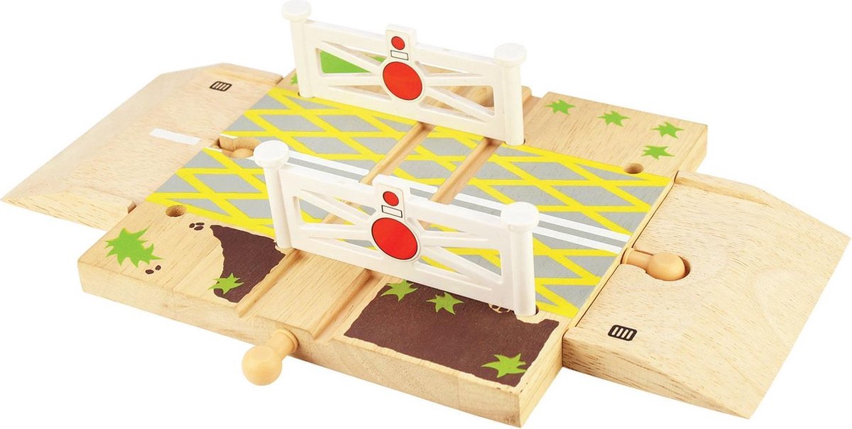 Houten Rails - Spoorwegovergang