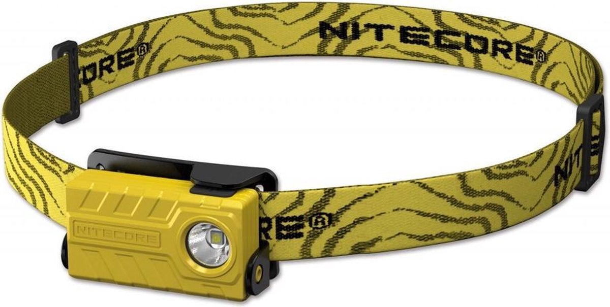 NiteCore hoofdlamp oplaadbaar NU20 360 lumen - Geel