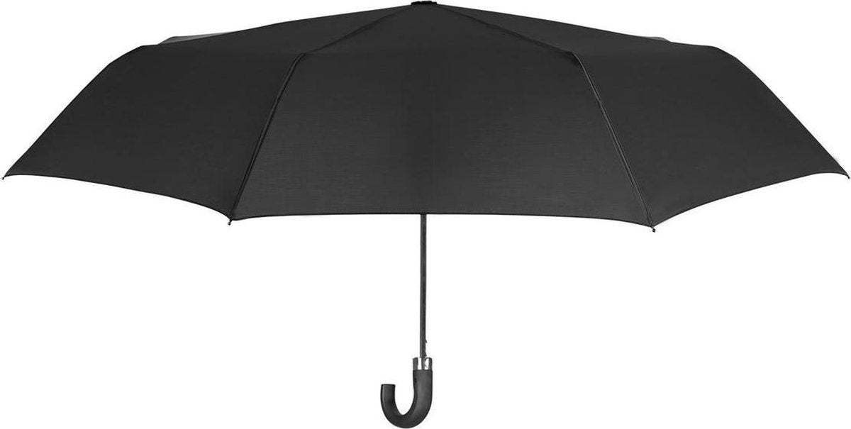 Perletti Mini-paraplu New Basic Heren 95 Cm Automatisch Zwart