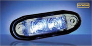 Boreman Ltd. - LED Cosmetic Marker Lamp - BLAUW - Onderdeelnummer: 1001-3005-B - Blauw - Universele Installatie Marker Lamp - Vrachtwagen