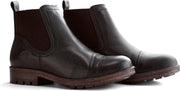 NoGRZ J.Webb - Dames Leren enkellaars - Winter Chelsea boots - Wol gevoerd - Zwart - Maat 40