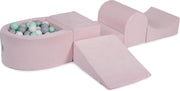 Foam Speelset met ballenbak Roze incl 100 Ballen: Grijs