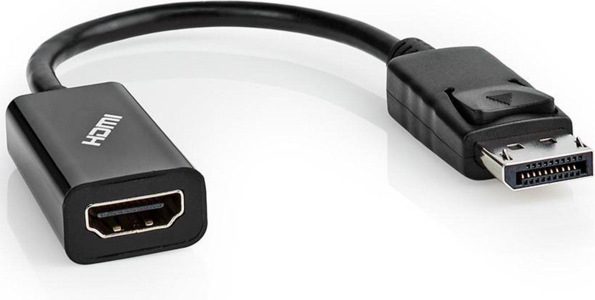 Allteq - DisplayPort naar HDMI adapter - 4K Ultra HD - Zwart