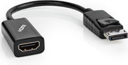 Allteq - DisplayPort naar HDMI adapter - 4K Ultra HD - Zwart