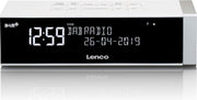 Lenco CR-630 - Wekkerradio DAB+ met USB aansluiting en AUX - Wit