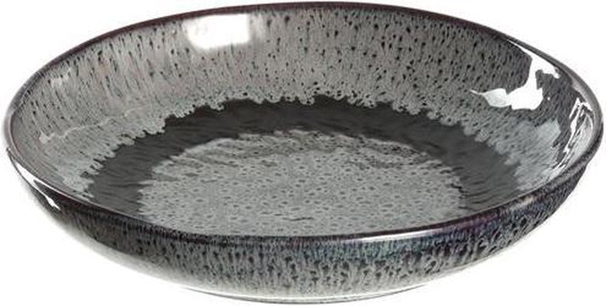 Leonardo Matera Diep bord grijs 21 cm