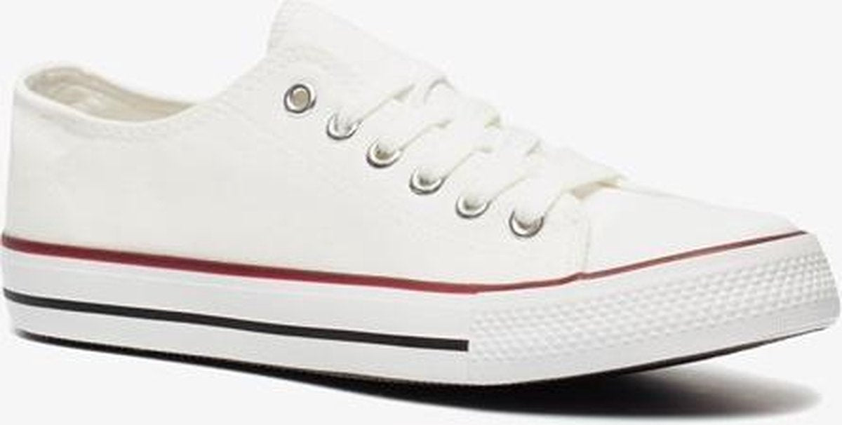 Canvas dames gympen - Wit - Maat 39