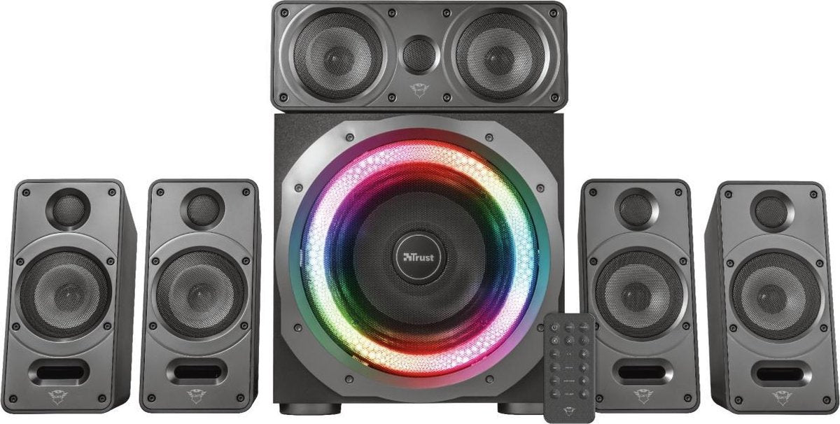 GXT 698 Torro - 5.1 PC Speakers met optische aansluiting - RGB verlichting - Dolby Surround Audio