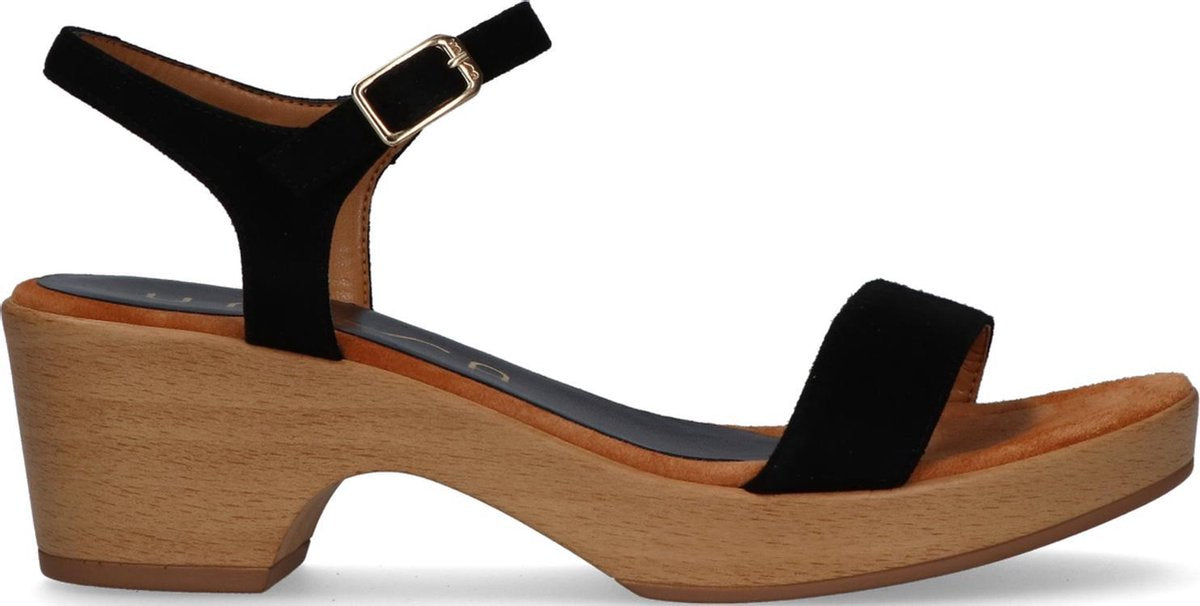 Unisa Irita Sandalen - Dames - Zwart - Maat 38