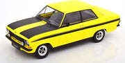 Opel Kadett B Sport 1973 Geel / Zwart 1-18 KK Scale