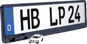 KTPH Kentekenplaathouder - Nummerplaathouder - Click - 52x11cm - Hoogglans Zwart