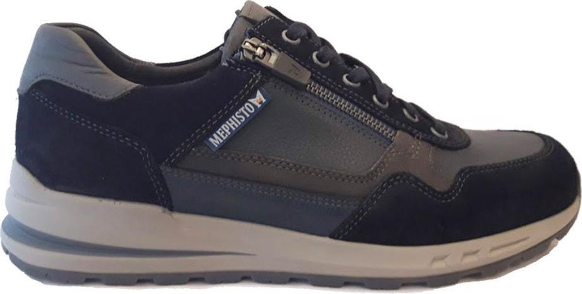 Blauwe Mephisto Veterschoenen Bradley