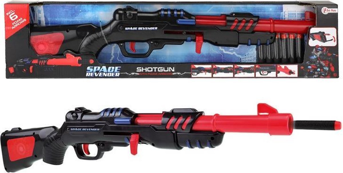 Shotgun met foam pijlen