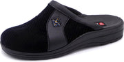 Blenzo Heren Pantoffels - 7864 - Corduroy - Muil - Zwart - Maat 48