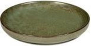 Serax Surface By Sergio Herman Olijfbordje - Ø16cm x H2cm - 4 Stuks - Camogroen