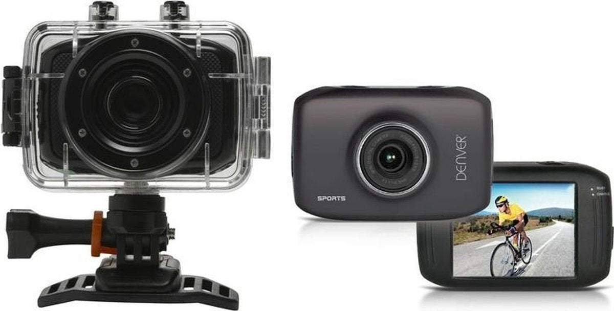 Denver ACT-1302T - HD Action Cam - Met Touchscreen