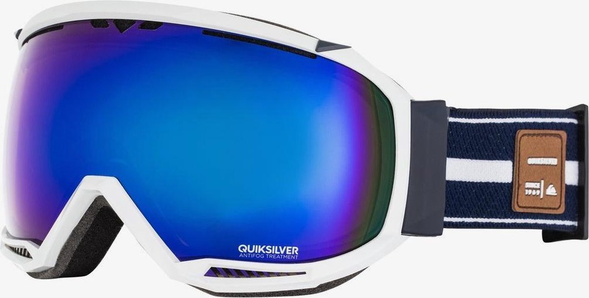 Quiksilver Hubble goggle snow white / blue chrome