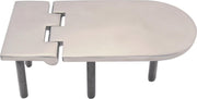 Luikscharnier - 127x65x4 - Rvs 316 - Knoop onder