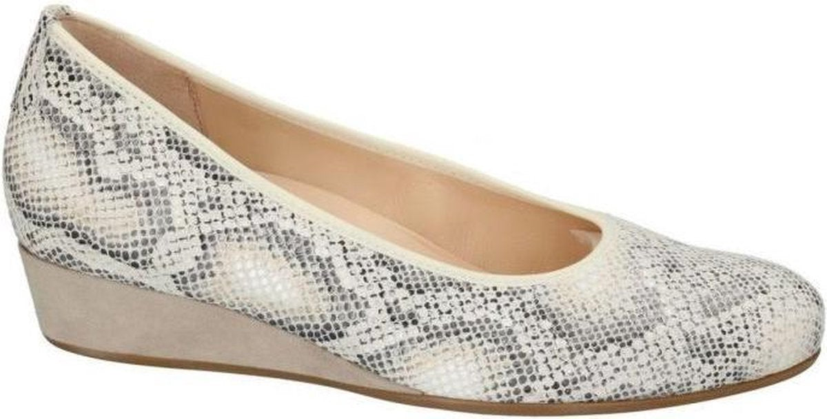 Hassia -Dames -  off-white/ecru/parel - ballerina's & mocassins - maat 37½