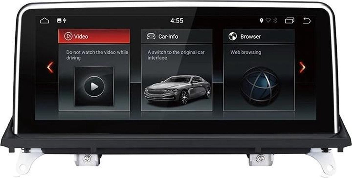 BMW X5 EN X6 SERIE E70/E71 CCC ANDROID 9.0 NAVIGATIE DAB WIFI
