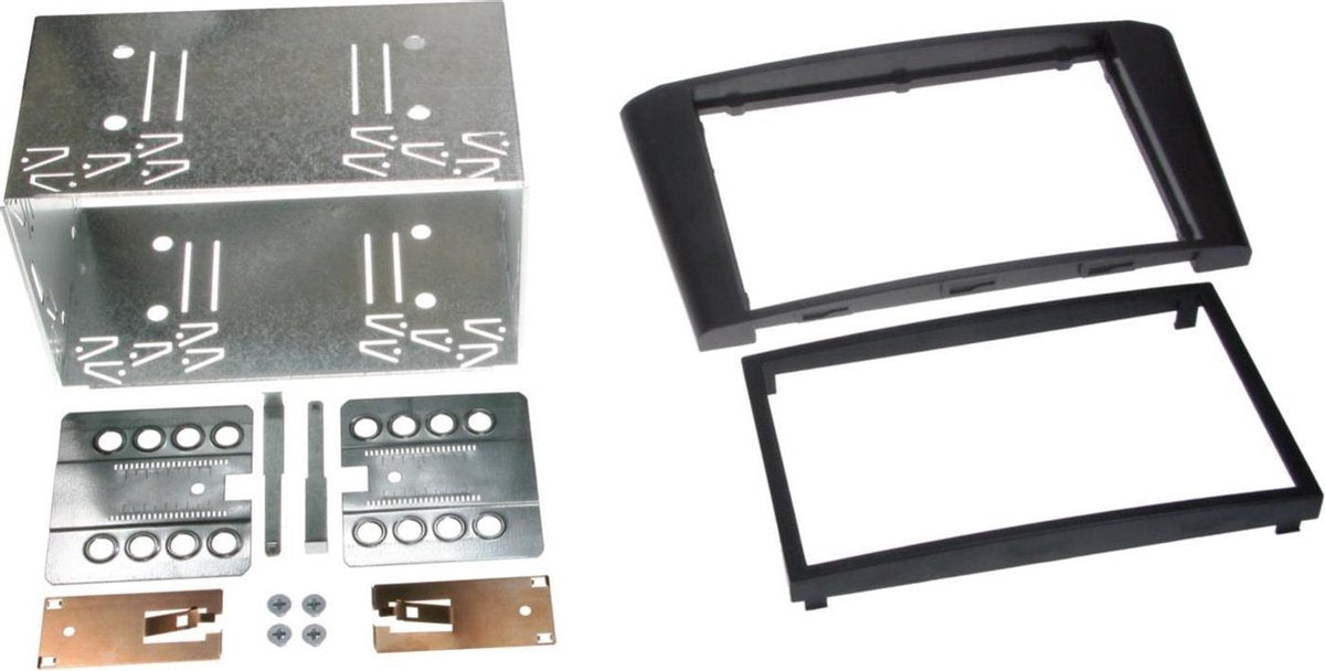 2-DIN Paneel Toyota Avensis 2003-2009 Kleur: Zwart