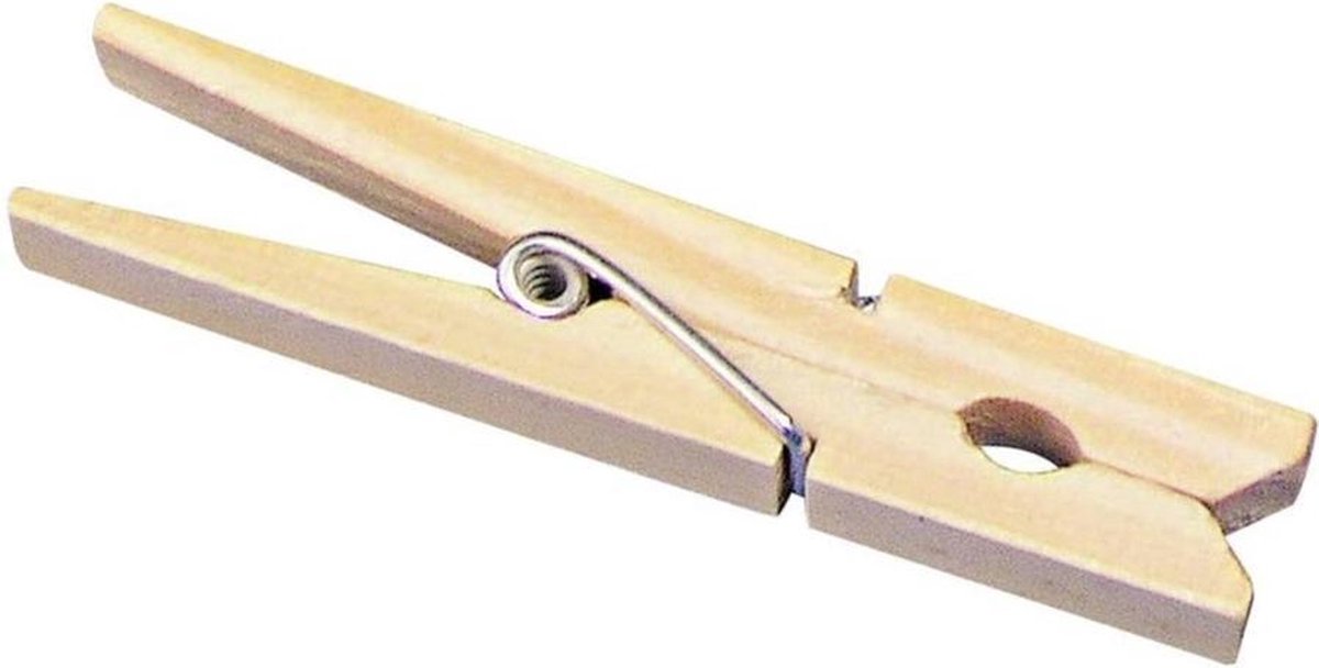 200x Houten wasknijpers 7