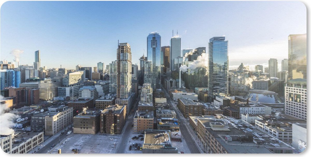 Bureauonderlegger - Toronto bij Ontario in het Noord-Amerikaanse Canada - 60x30 - Muismat