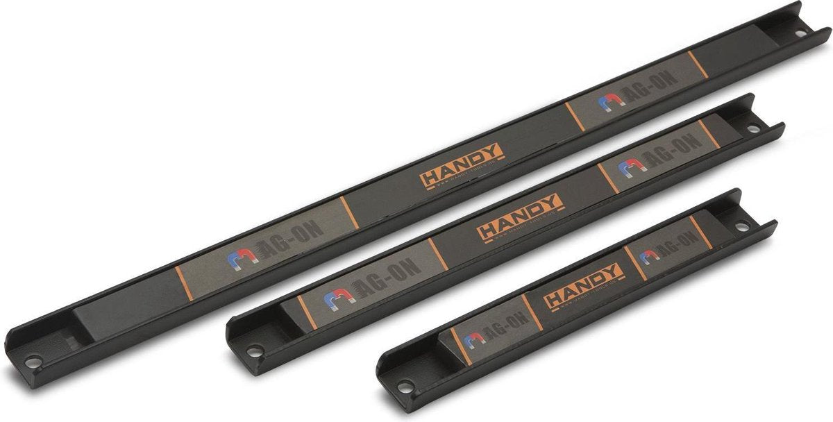 Set van 3 - Gereedschaphouder voor in schuur/garage - Magneet - Magneetstrip voor het opbergen van Gereedschap of Messen